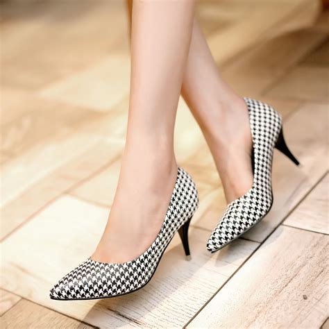 dior plaid black and white plaid shoes|Designer' Womens Shoes .